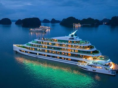 CELINA DU THUYỀN NGỦ ĐÊM 6 SAO TRÊN VỊNH LAN HẠ