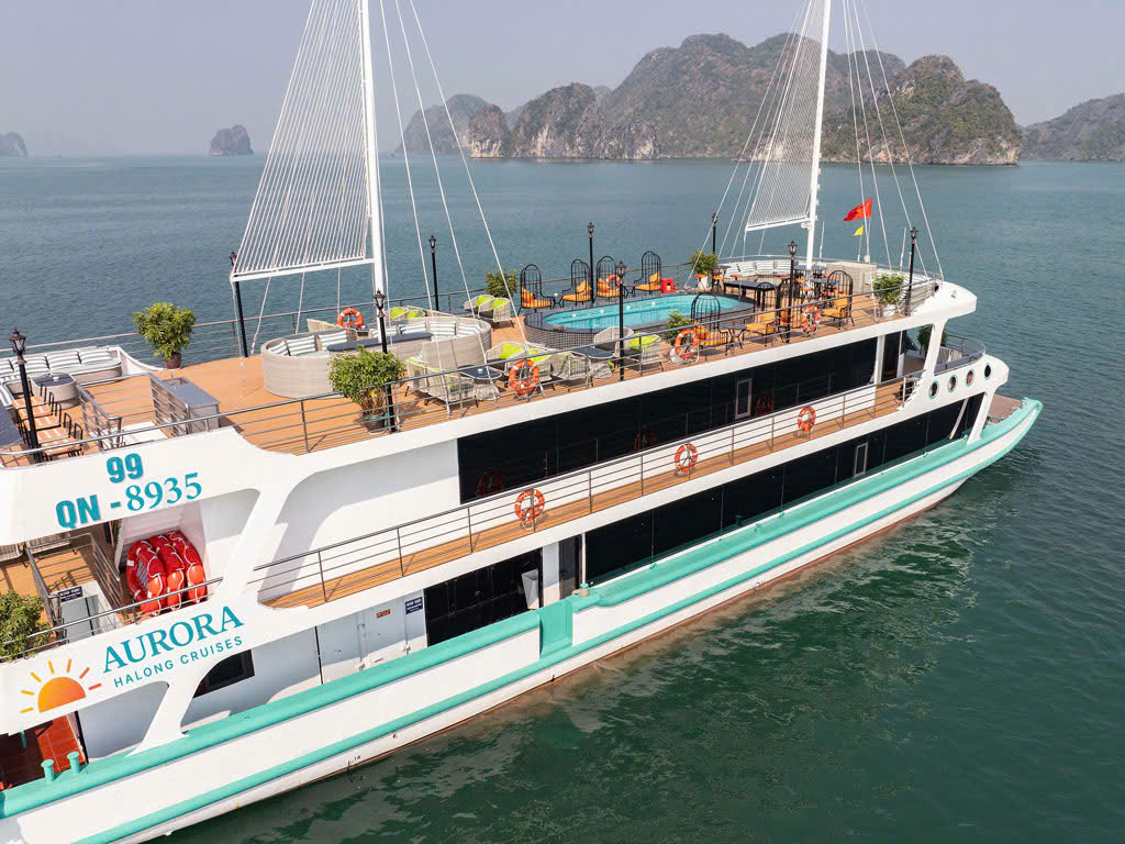 Du Thuyền Aurora Hạ Long Cruises 5 Sao Du Thuyền Aurora Hạ Long Cruises 5 Sao